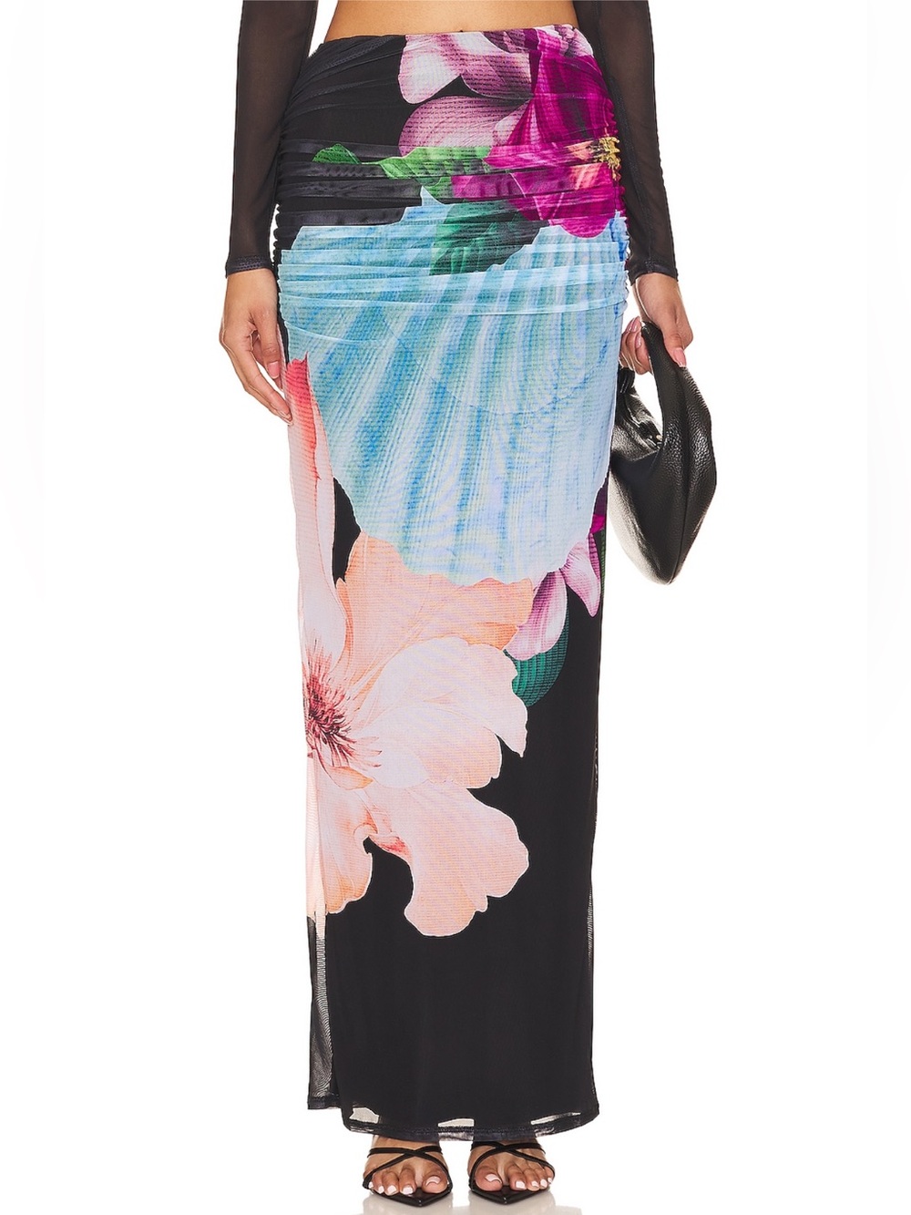 AFRM BEVIN SKIRT IN SURREAL SHELLS